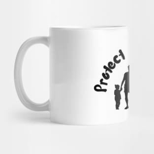 Protect your family from the beast Mug